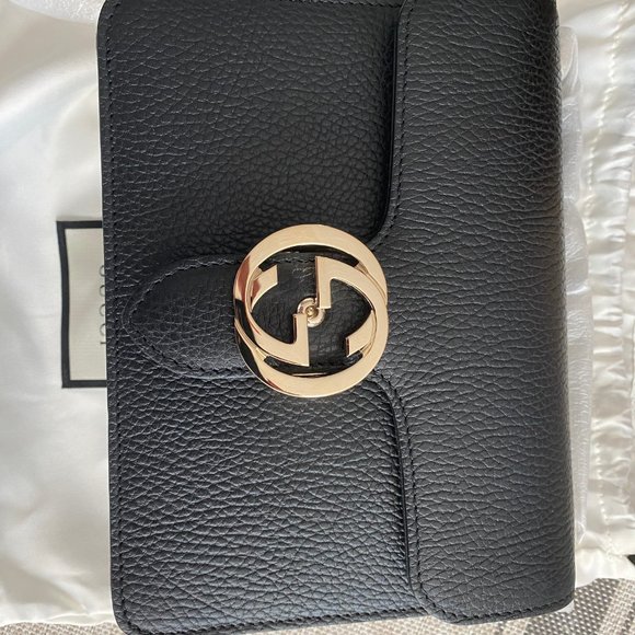 Brand New Gucci Chain Wallet Marmont Calfskin Blac - Picture 3 of 7